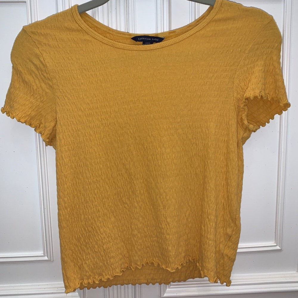 American Eagle Yellow Top